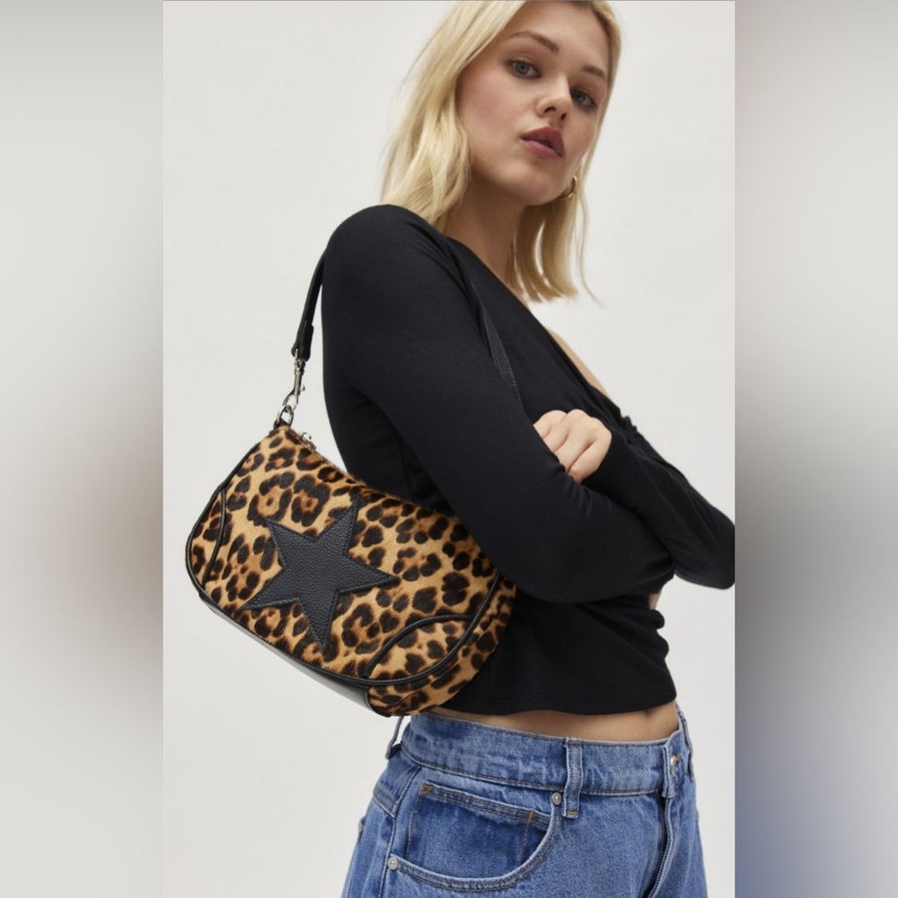 Daphne Cheetah Cheetah Print Bag - Picture 1 of 5